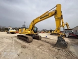 Used Excavator in yard